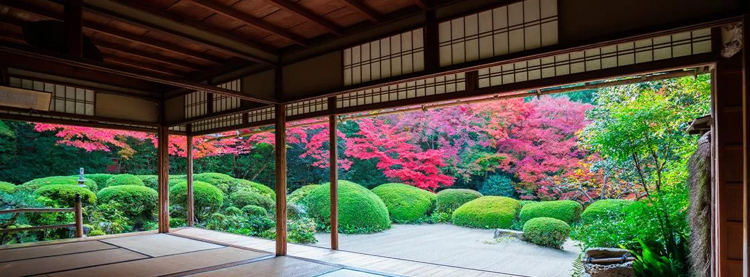 京都の穴場スポット 詩仙堂の庭園