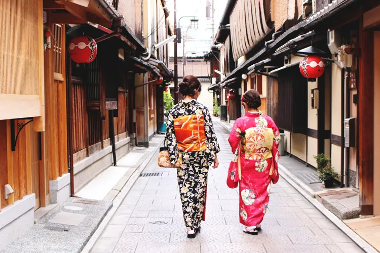 浴衣で京都を散策