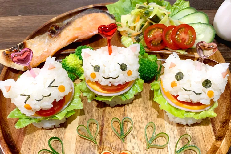 キャラクターのライスバーガー