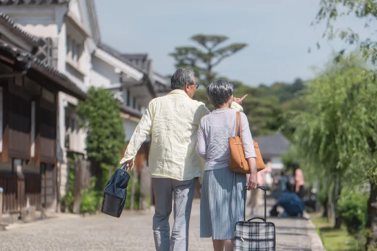 シニアの夫婦の旅行