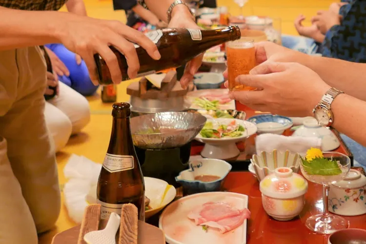 宴会での一枚