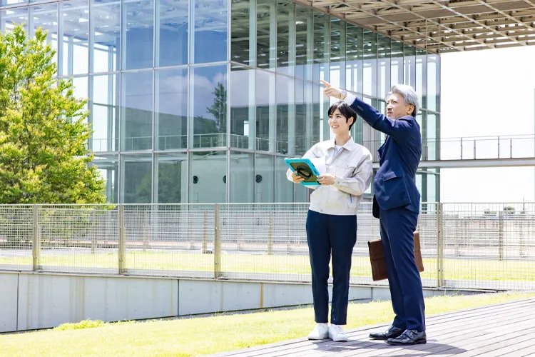 視察の様子