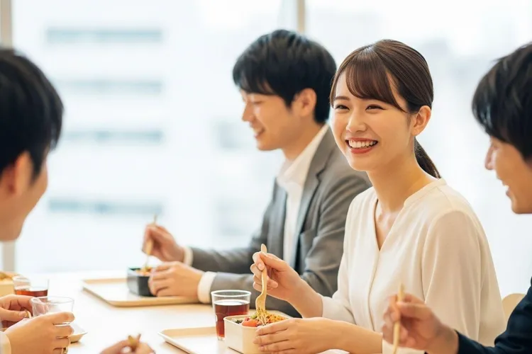 研修先でのランチ
