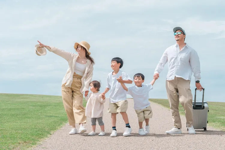 子ども連れの家族旅行